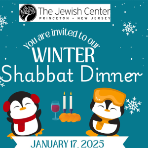 winter shabbat dinner